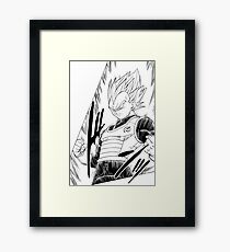 Vegeta Framed Print