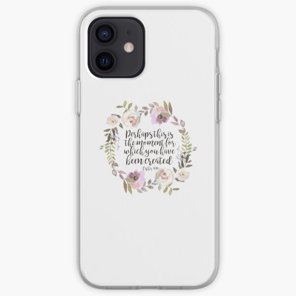 Christian Quote - Esther 4:14 iPhone Soft Case