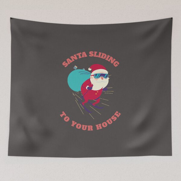 Item preview, Santa Sliding to your House designed and sold by evlar.