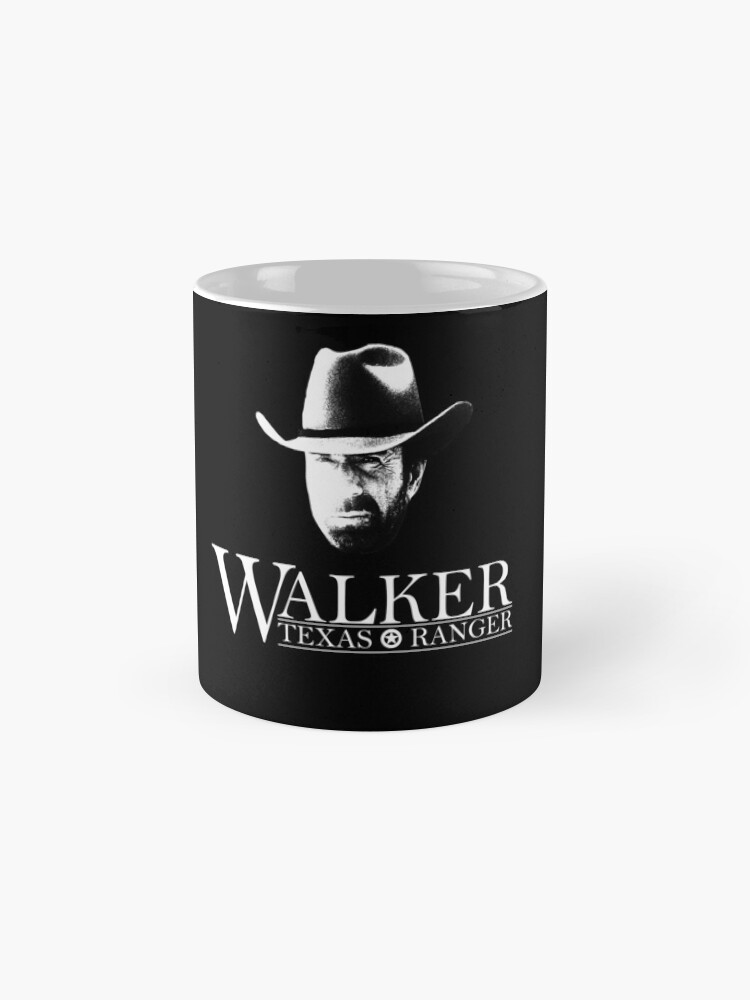 "Walker Texas Ranger (Chuck Norris) Head and Logo" Coffee Mug for Sale