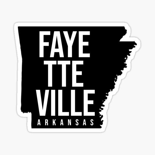 Fayetteville, Arkansas Sticker