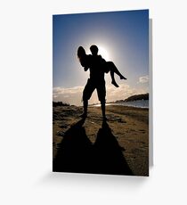 Carry me into the sunset Greeting Card