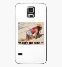 snooki where's the beach sticker Case/Skin for Samsung Galaxy