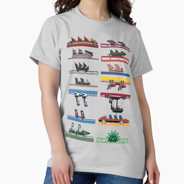 Item preview, Six Flags Magic Mountain Coaster Cars Design designed and sold by CoasterMerch.
