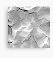 crumpled Canvas Print