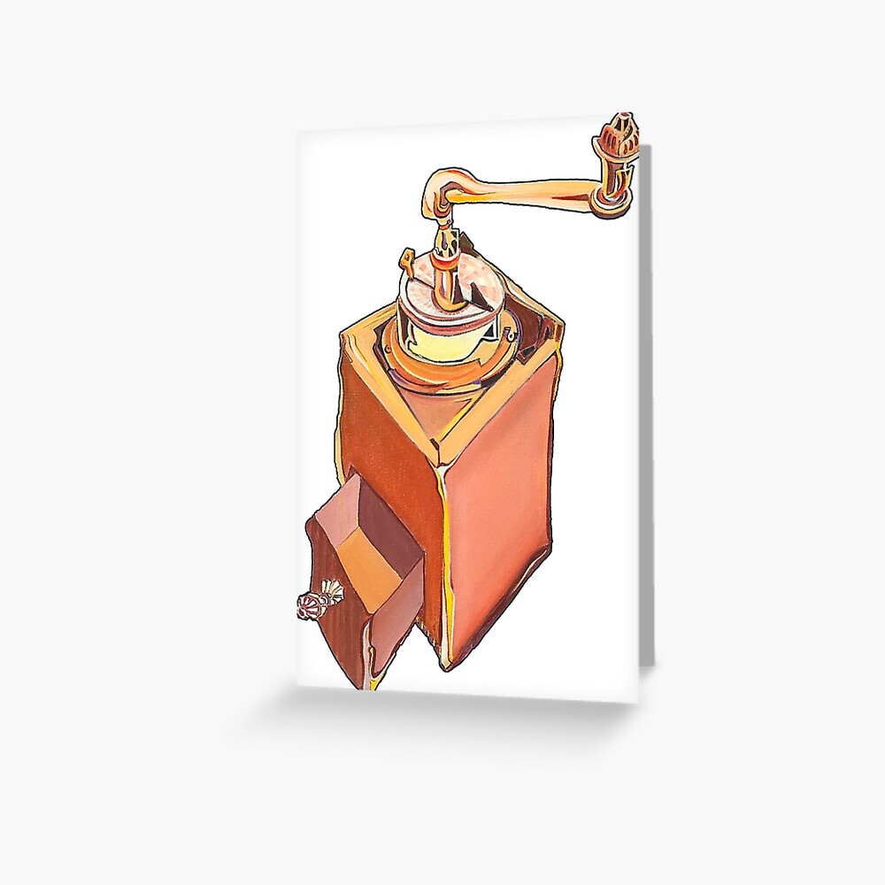 Coffee Grinder Greeting Card