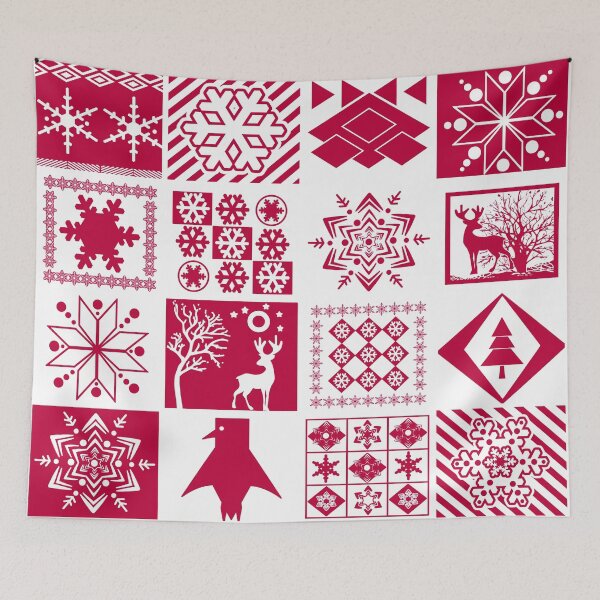 Item preview, White-red Christmas designed and sold by fuzzyfox.