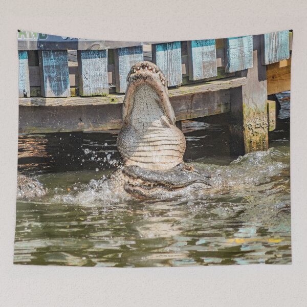 Item preview, Jumping Alligators 3 designed and sold by KensLensDesigns.
