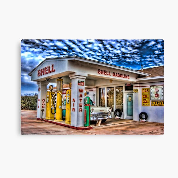 Shell Station 2 Canvas Print