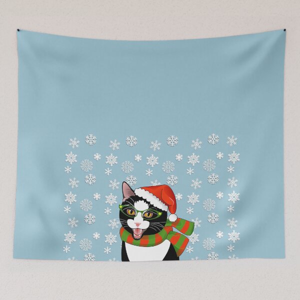 Item preview, Meowie Christmas - Black Tie Style designed and sold by BlissAndKittens.
