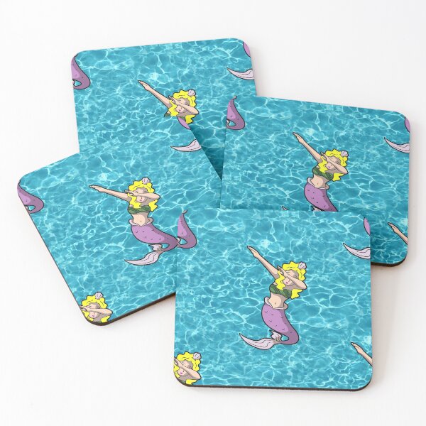 Item preview, blonde dabbing mermaid designed and sold by Gossip Rag.