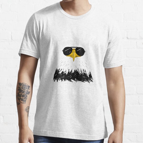 "Bald Men Gifts Funny Bald And Bossing It Eagle" Tshirt by