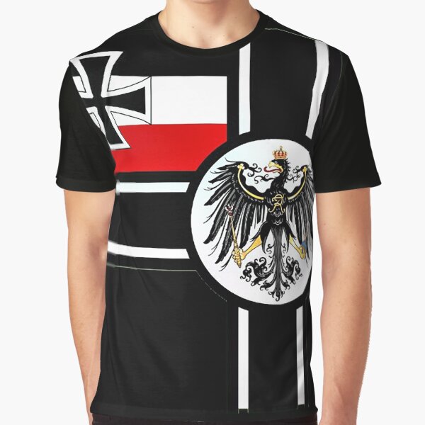 Vintage WW1 German War Flag Graphic T-Shirt