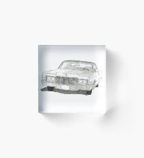 1970 Cadillac Coupe DeVille sans text Acrylic Block
