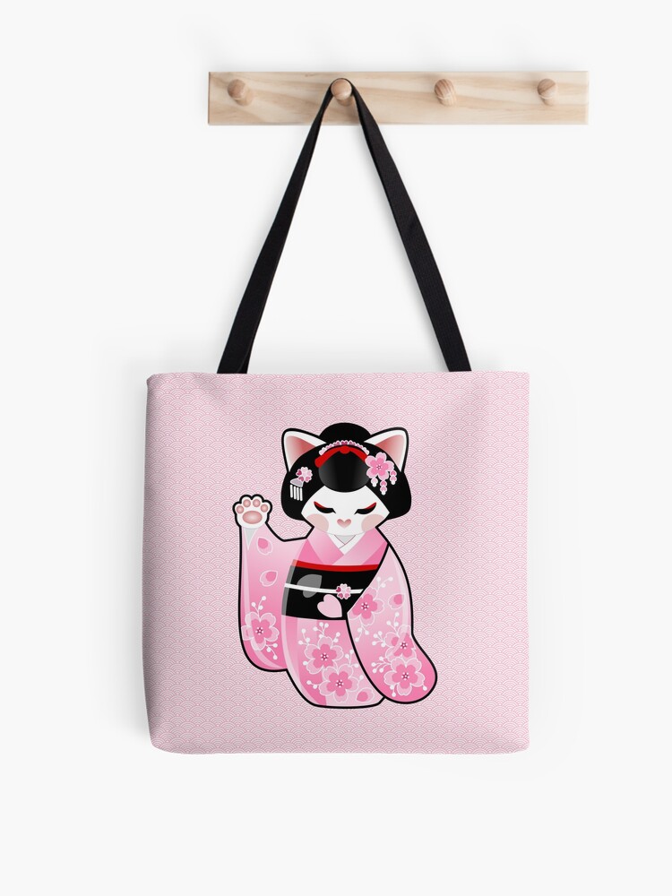 Mayko Bags Pink Tote Bag with Zipper