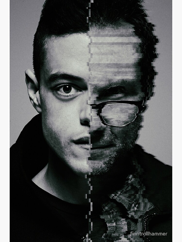 Mr Robot & Elliot Art Board Print for Sale by finntrollhammer