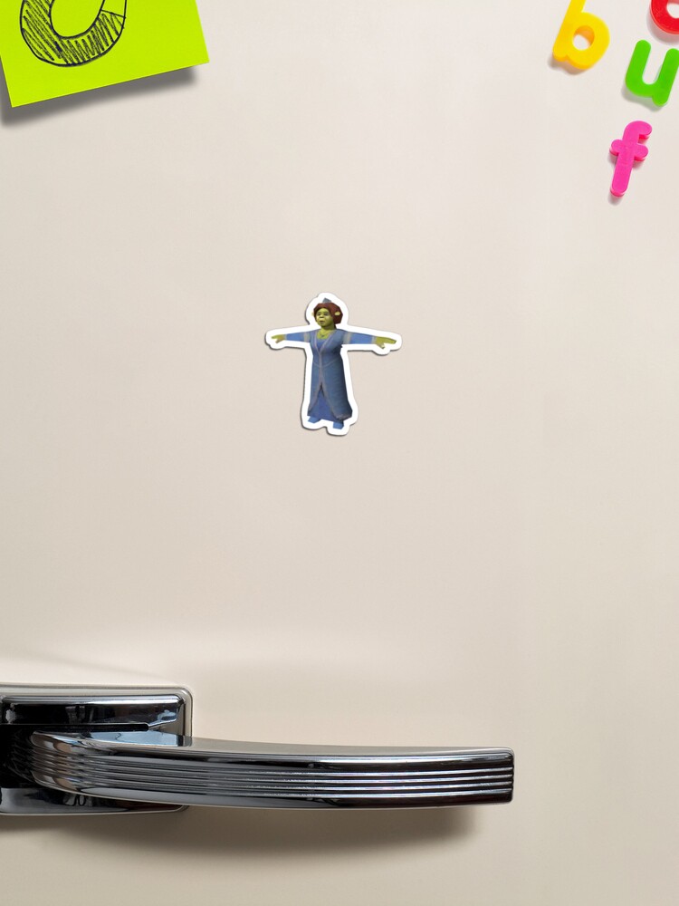 Fiona T-Pose Sticker for Sale by cappertillar