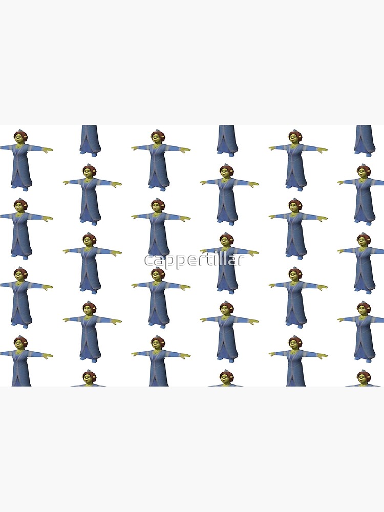 Fiona T-Pose Sticker for Sale by cappertillar