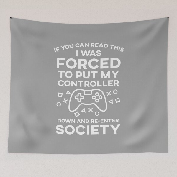 Item preview, If You Can Read This I Was Forced To Put My Controller Down And Re-Enter Society designed and sold by SusurrationStud.