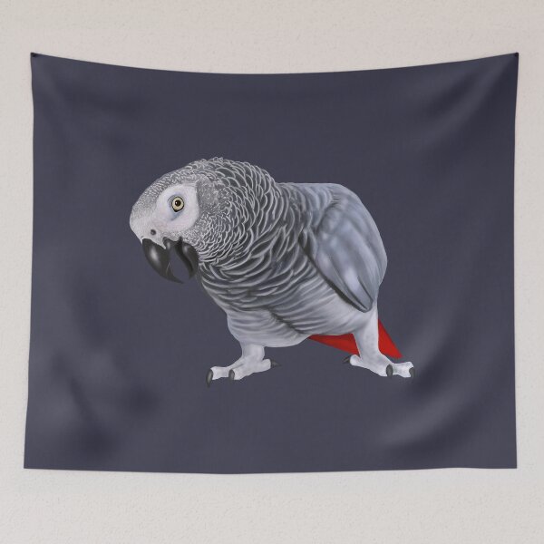 Item preview, African Grey Parrot designed and sold by Mehu.