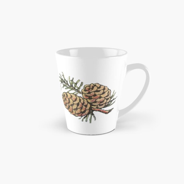 Vintage Pinecones and Pine Needles - Christmas Tall Mug