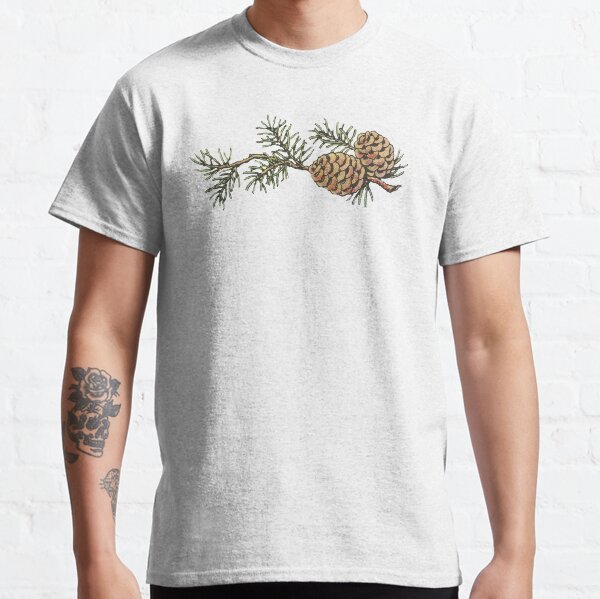 Vintage Pinecones and Pine Needles - Christmas Classic T-Shirt