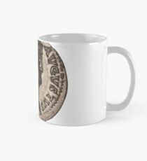 Emperor Nero Silver Denarius Coin Ancient History Mug