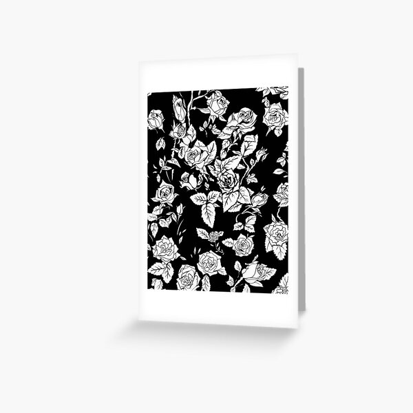 Roses in the Dark Greeting Card
