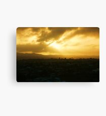 Sunset Through the Clouds Canvas Print