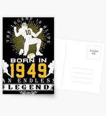 The 'Football' Legend Is Alive - Born In 1949 Postcards