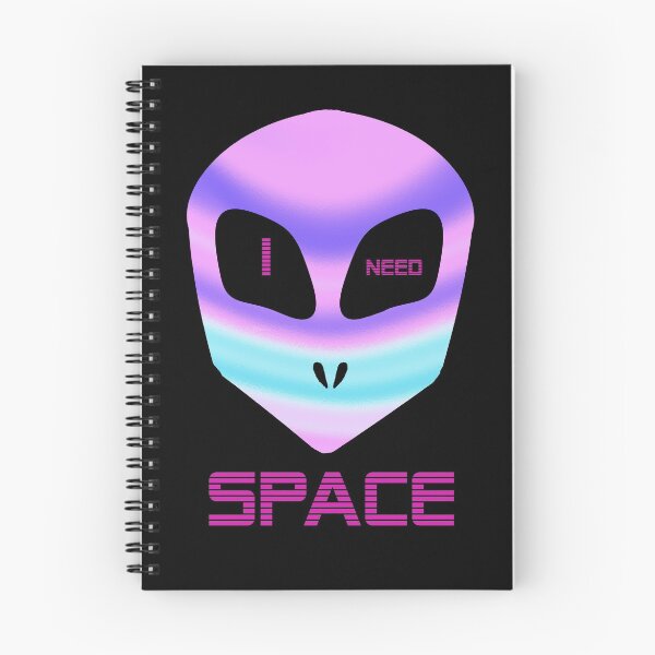 Artikelvorschau, Ich brauche Raum holographische Dampfwelle Alien entworfen und verkauft von RachelTintedRed.