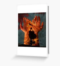 It's all in your hands Greeting Card