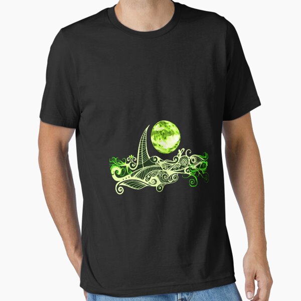 Tshirt - Lunar Sailing - Lime Essential T-Shirt