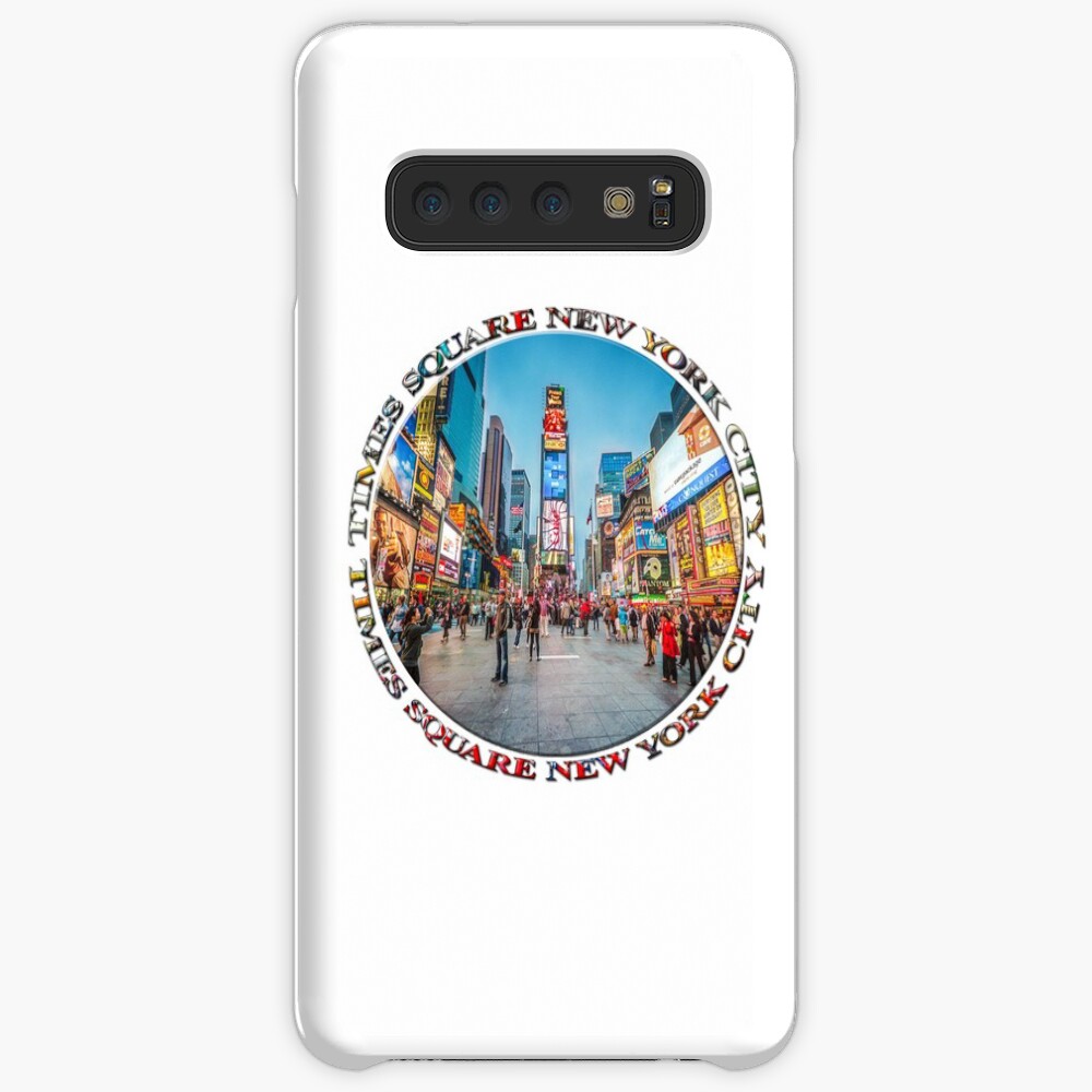 Times Square Sparkle (badge on white) Case & Skin for Samsung Galaxy