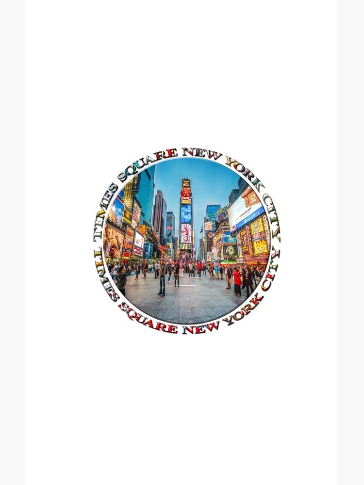 Times Square Sparkle (badge on white) by RayW