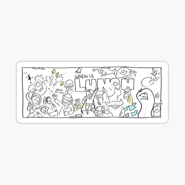 Lunch Comics 2018 Sticker