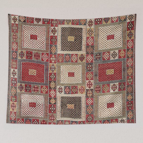Item preview, Azeri Zili  Antique South Caucasus Azerbaijan Tribal Rug designed and sold by Vicky Brago-Mitchell®.