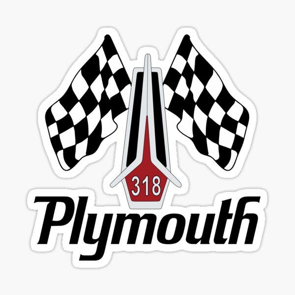 Plymouth 318  Sticker