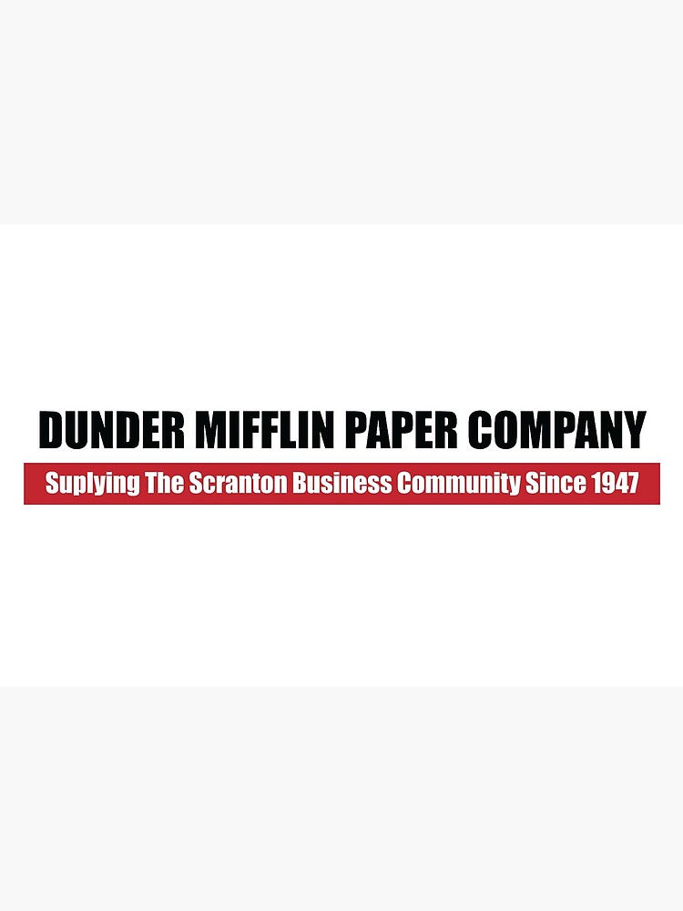 Dunder Mifflin Slogan | Art Board Print