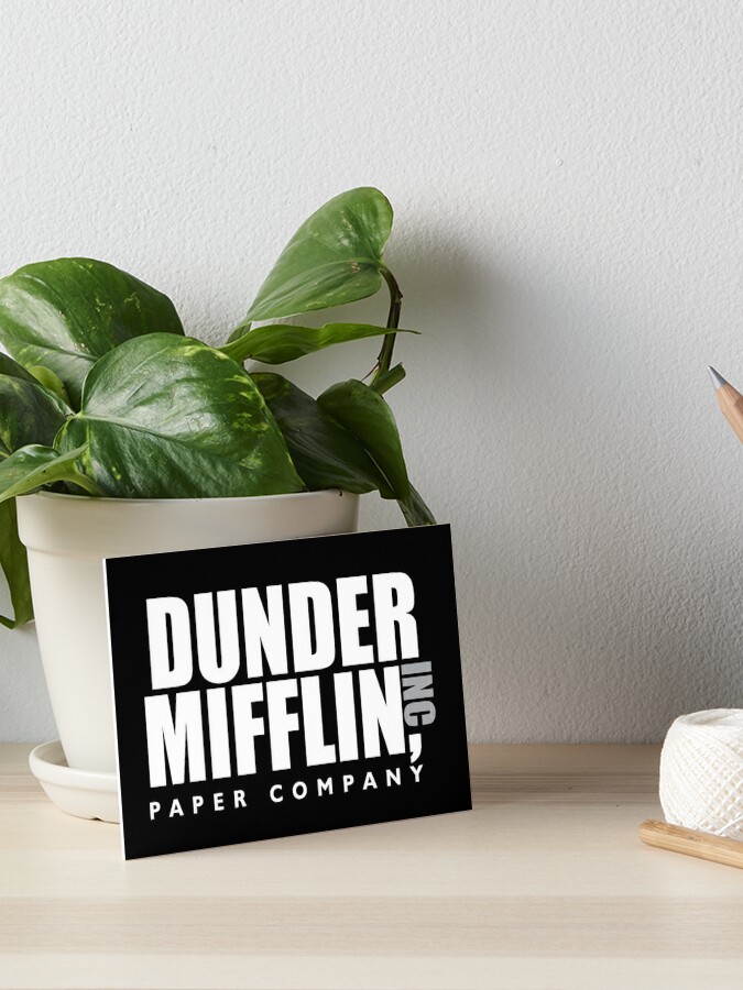 Dunder Mifflin Slogan Art Board Print by Chloé Fortin Côté