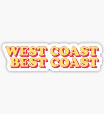Westküste Beste Küste Sticker