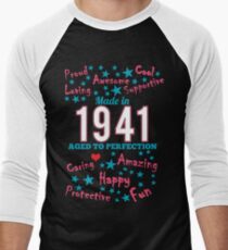 Made In 1941 - Aged To Perfection Men's Baseball ¾ T-Shirt