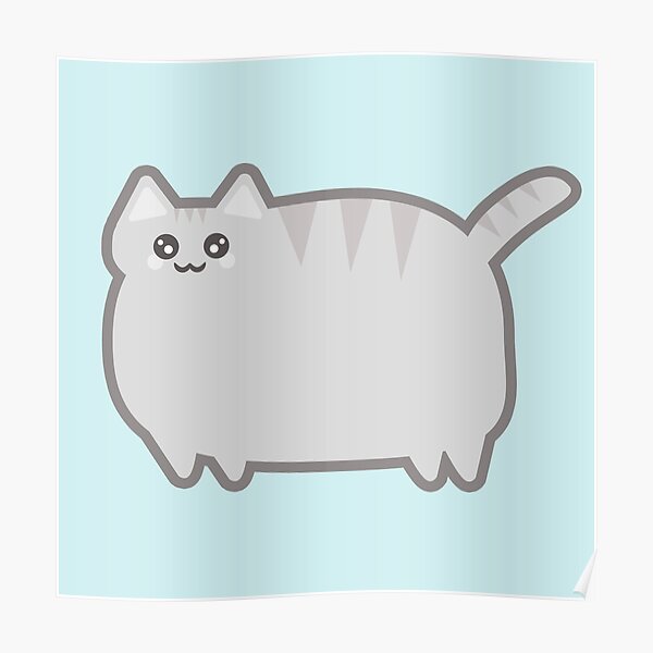 Fat Cat Cartoon Posters For Sale | Redbubble