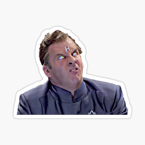 Arnold Rimmer Jealous Derp Face Sticker