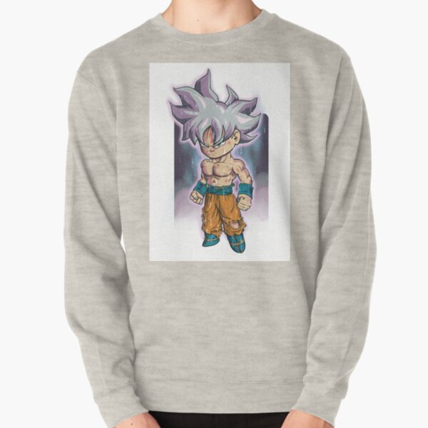 ultra chibi instinct! Goku small fan art design illustration - design goku  ultra instinct! Lightweight Sweatshirt for Sale by babystoredesing |  Redbubble