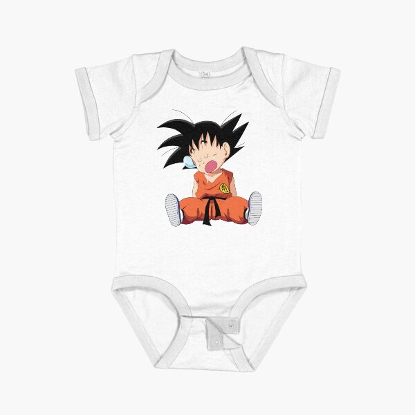 Item preview, goku little sleepy fan art - goku illustration small art sublimation designed and sold by babystoredesing.