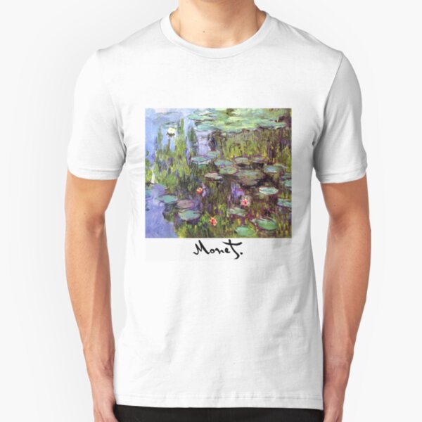Monet - Waterlilies (Nympheas) Slim Fit T-Shirt