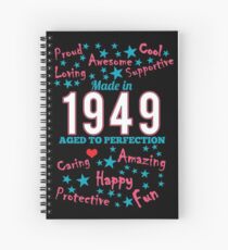 Made In 1949 - Aged To Perfection Spiral Notebook