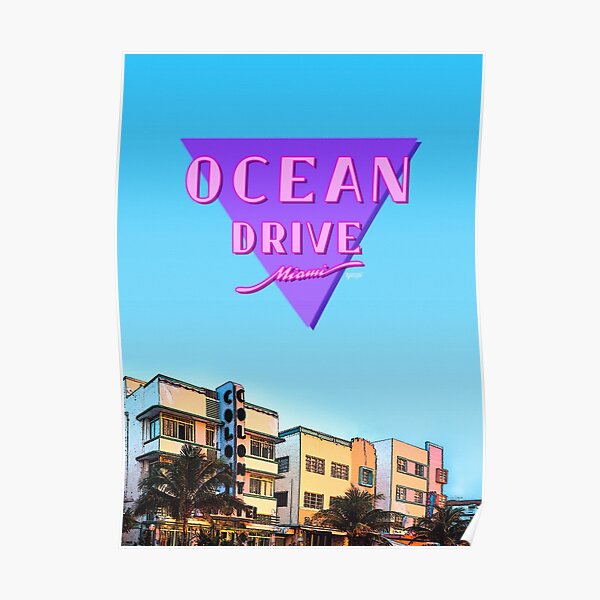 Ocean Drive Poster