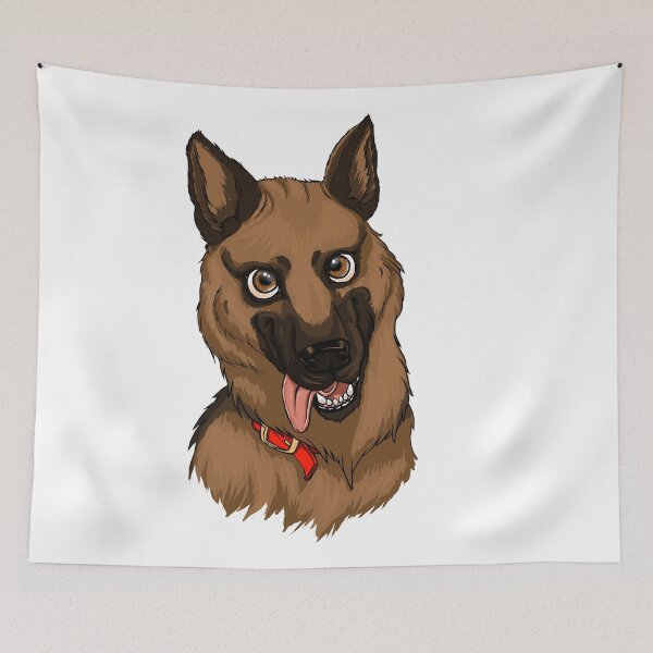 Item preview, Happy German Shepherd designed and sold by Alkazair.